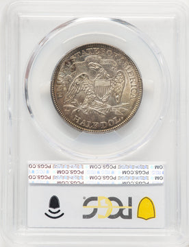 1873 50C Arrows Seated Half Dollar PCGS MS65 (783786013)
