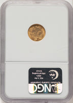 1859-S G$1 Gold Dollar NGC MS60