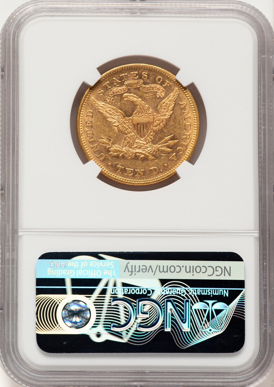 1868 $10 Liberty Eagle NGC AU55 (783791006)