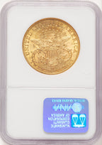 1884-CC $20 Liberty Double Eagle NGC AU58 (783791010)