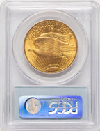 1915 $20 Saint-Gaudens Double Eagle PCGS MS65
