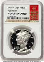 2021-W Palladium Eagle 1 oz Red Book NGC PF70