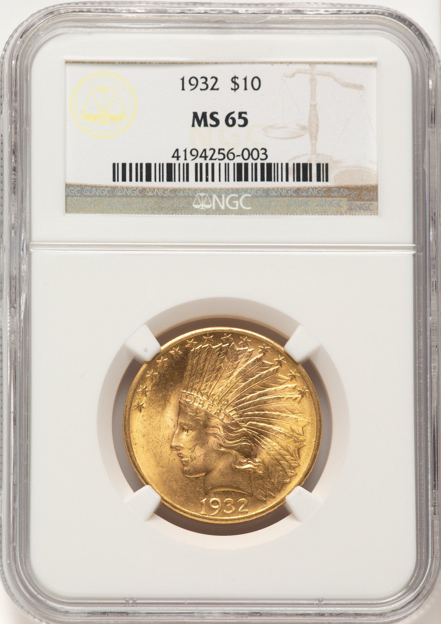 1932 $10 Indian Eagle NGC MS65 (783912006)