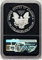 1986-S Proof Silver Eagle 1 oz John NGC PF70 Mercanti