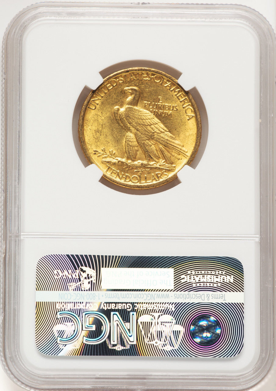 1907 $10 No Motto Indian Eagle NGC MS62 (783934004)