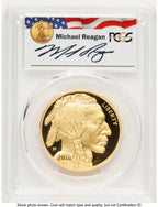 2018-W Proof Gold Buffalo 1 oz FS Reagan Legacy Series Michael Reagan PCGS PR70 (783954013)
