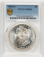 1889-S Morgan Dollar PCGS MS64