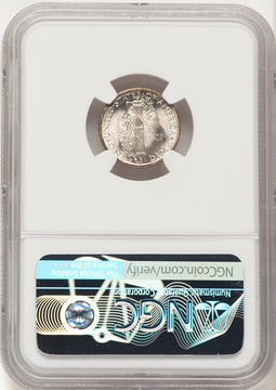 1942-S 10C FB CAC Mercury Dime NGC MS67+