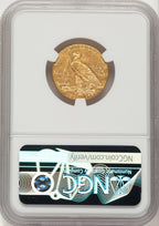 1908-D $5 Indian Half Eagle NGC MS63