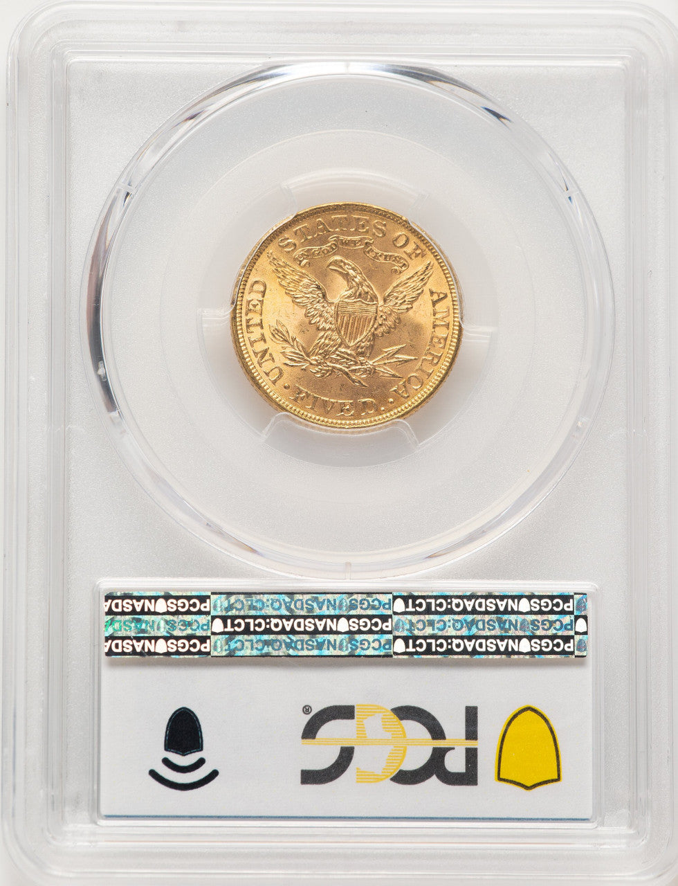 1899 $5 Liberty Half Eagle PCGS MS65 (784038004)