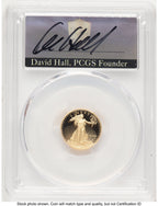 2023-W Proof Gold Eagle 1/10 oz AR David Hall PCGS PR70 (784048007)