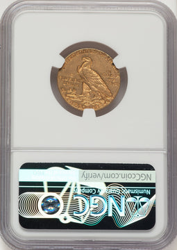 1912-S $5 Indian Half Eagle NGC AU58