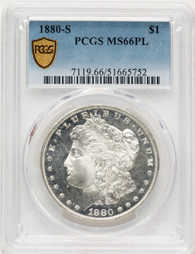 1880-S PL Morgan Dollar PCGS MS66