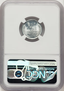1943 1C Lincoln Cent NGC MS68