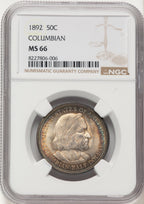 1892 50C COLUMBIAN Commemorative Silver NGC MS66 (784095019)