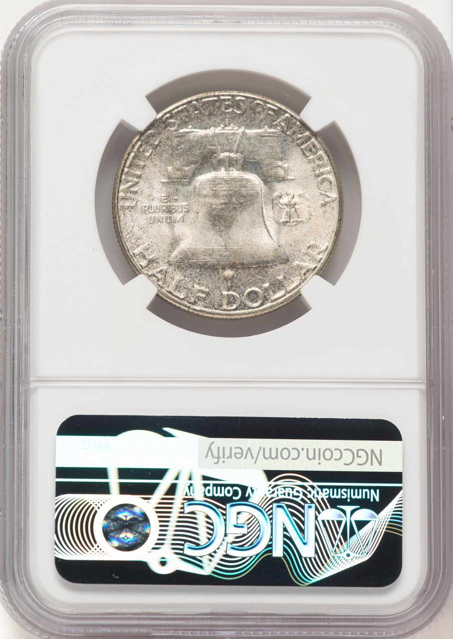 1954-S 50C FL Franklin Half Dollar NGC MS66 (784128012)