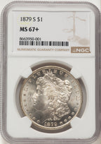 1879-S Morgan Dollar NGC MS67+
