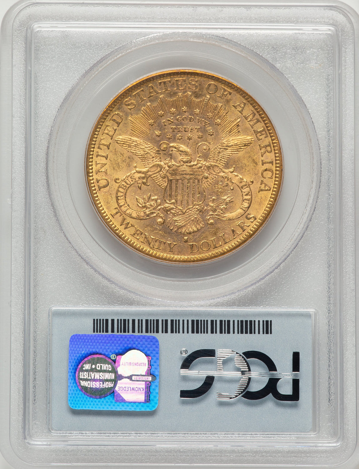 1892-S $20 Liberty Double Eagle PCGS MS62