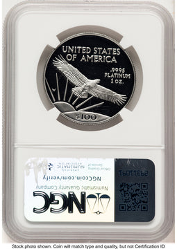 1997-W Proof Platinum Eagle 1 oz Brown Label NGC PF70 (784375020)