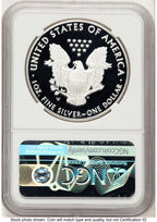 2018-W Proof Silver Eagle 1 oz FR John NGC PF70 Mercanti