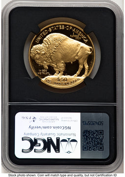 2024-W Proof Gold Buffalo 1 oz AR David J Ryder TBE Label NGC PF70