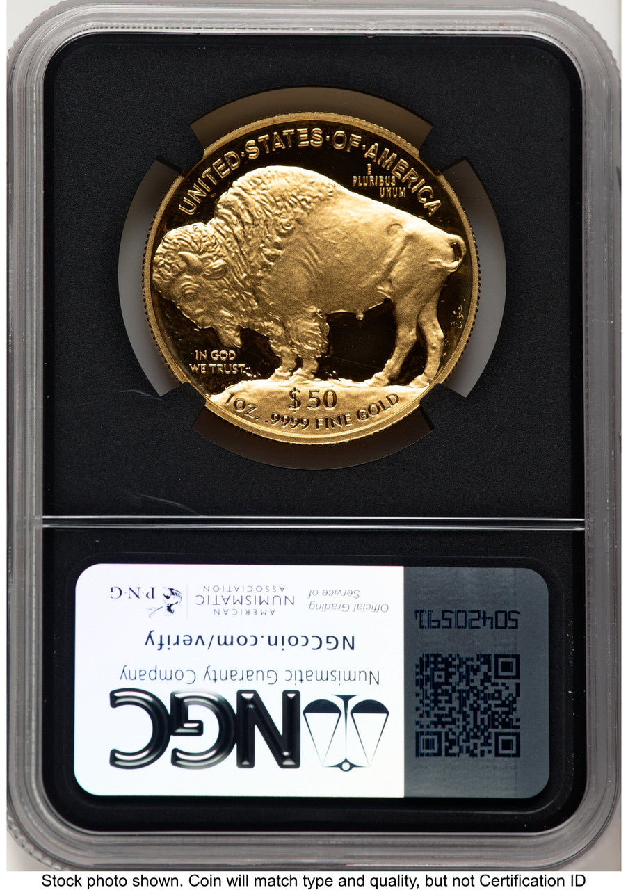 2024-W Proof Gold Buffalo 1 oz AR David J Ryder TBE Label NGC PF70 (784375102)