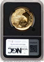 2019-W G$100 American Liberty High Relief Enhanced David J Ryder TBE Label NGC MS70