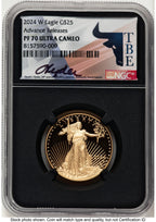 2024-W Proof Gold Eagle 1/2 oz AR David J Ryder TBE Label NGC PF70
