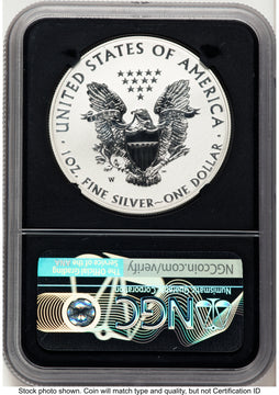 2013-W Proof Silver Eagle 1 oz ER Miles Standish NGC PF70