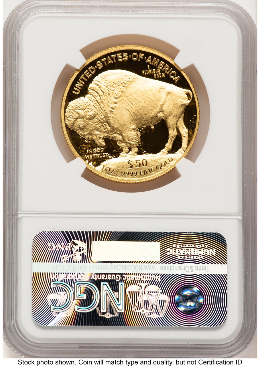 2017-W Proof Gold Buffalo 1 oz FDI 1ST NGC PF70
