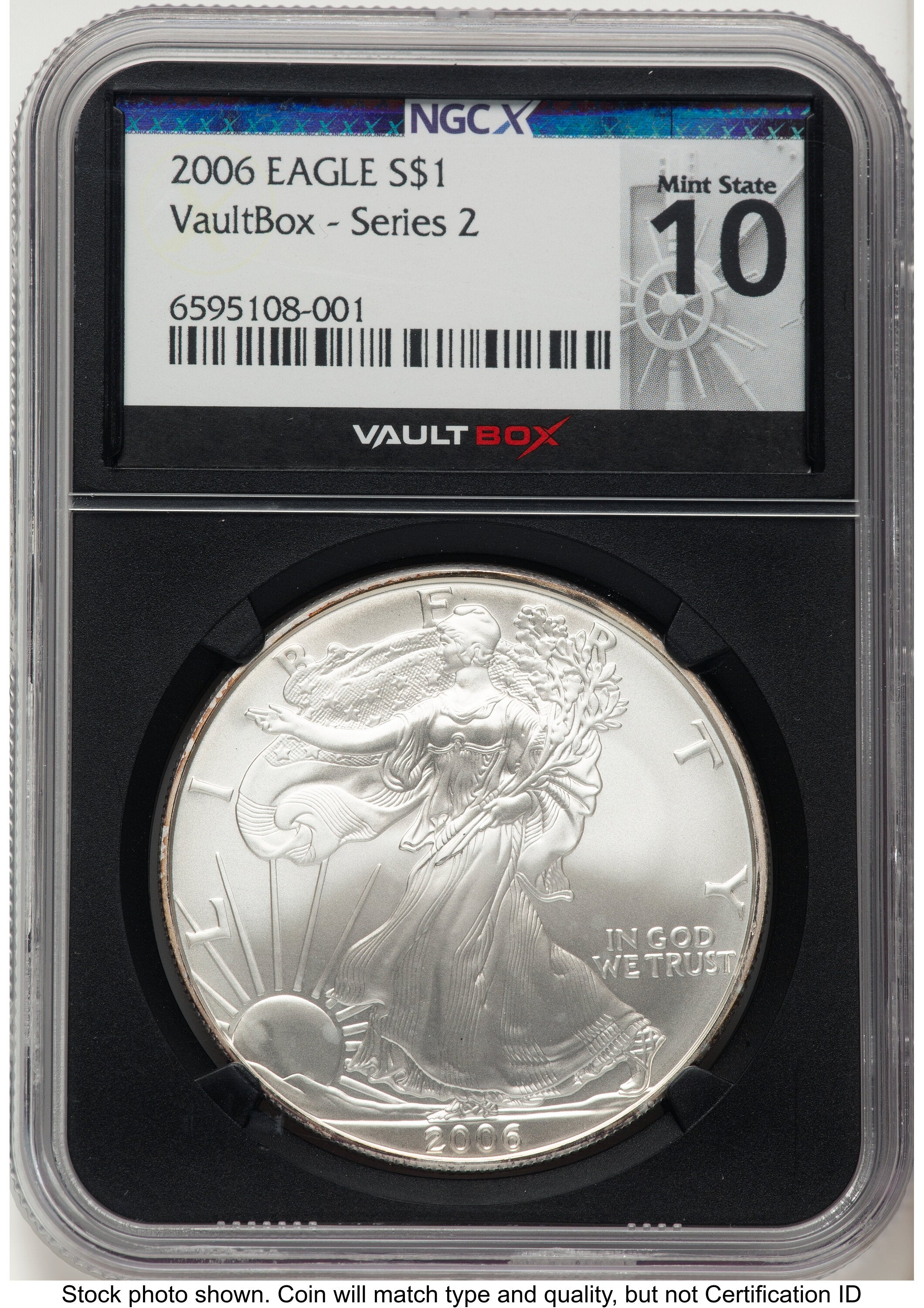 2006 Silver Eagle Vault Box Series 2 NGCX MS10