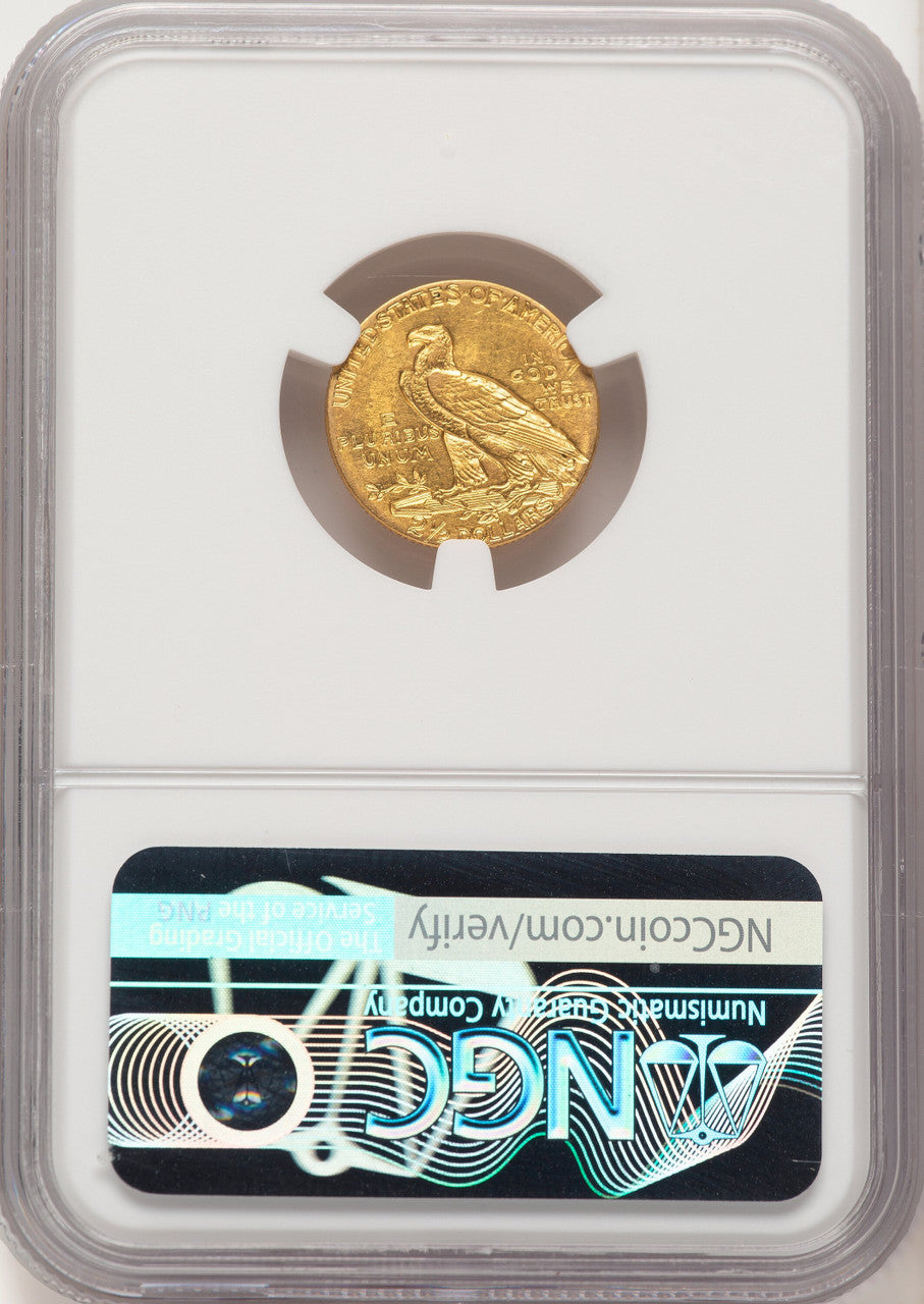 1908 $2.50 Indian Quarter Eagle NGC MS62 (784469006)