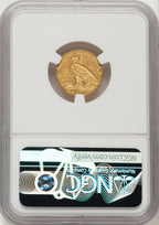 1913 $2.50 Indian Quarter Eagle NGC MS64