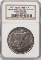 1915 So-Called Dollar HK-399 Medals and Tokens NGC MS63