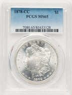 1878-CC Morgan Dollar PCGS MS65