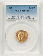 1929 $2.50 Indian Quarter Eagle PCGS MS64+