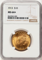 1913 $10 Indian Eagle NGC MS64+