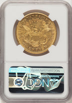 1876-CC $20 Liberty Double Eagle NGC AU53