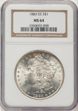 1883-CC Morgan Dollar NGC MS64