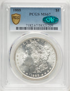 1888 CAC Morgan Dollar PCGS MS67