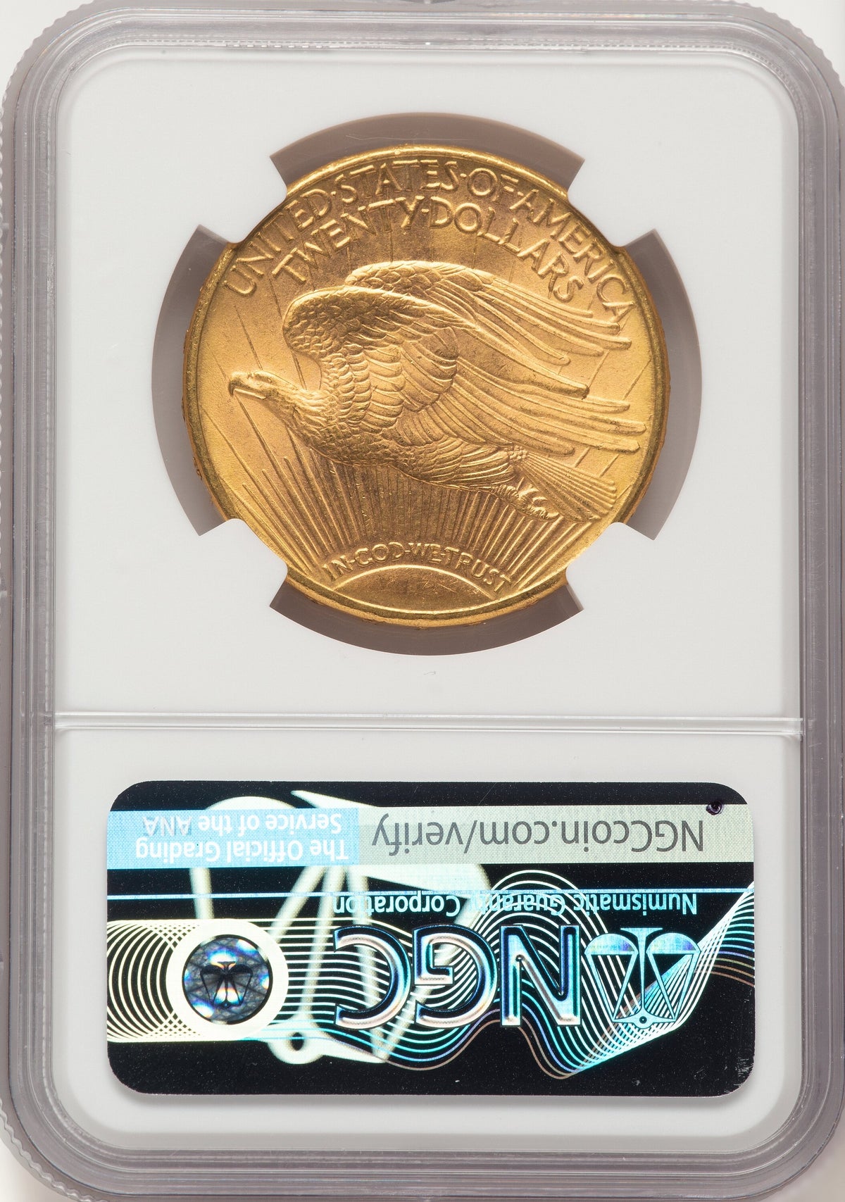 1910-D $20 Saint-Gaudens Double Eagle NGC MS66