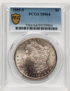1885-S Morgan Dollar PCGS MS64