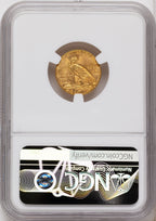 1926 $2.50 Brown Label Indian Quarter Eagle NGC MS65