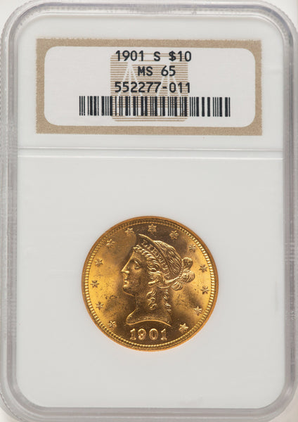 1901-S $10 Liberty Eagle NGC MS65 | LCR Coin