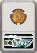 1913 $5 Indian Half Eagle NGC MS64