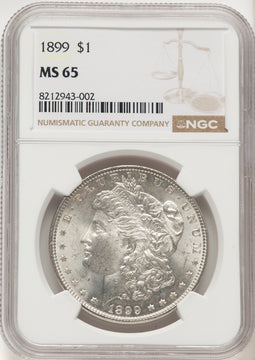 1899 Morgan Dollar NGC MS65