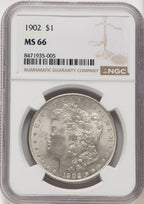 1902 Morgan Dollar NGC MS66 (784554048)