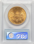 1876-S $20 Liberty Double Eagle PCGS MS61