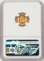 1904 G$1 Lewis and Clark Commemorative Gold NGC MS67+