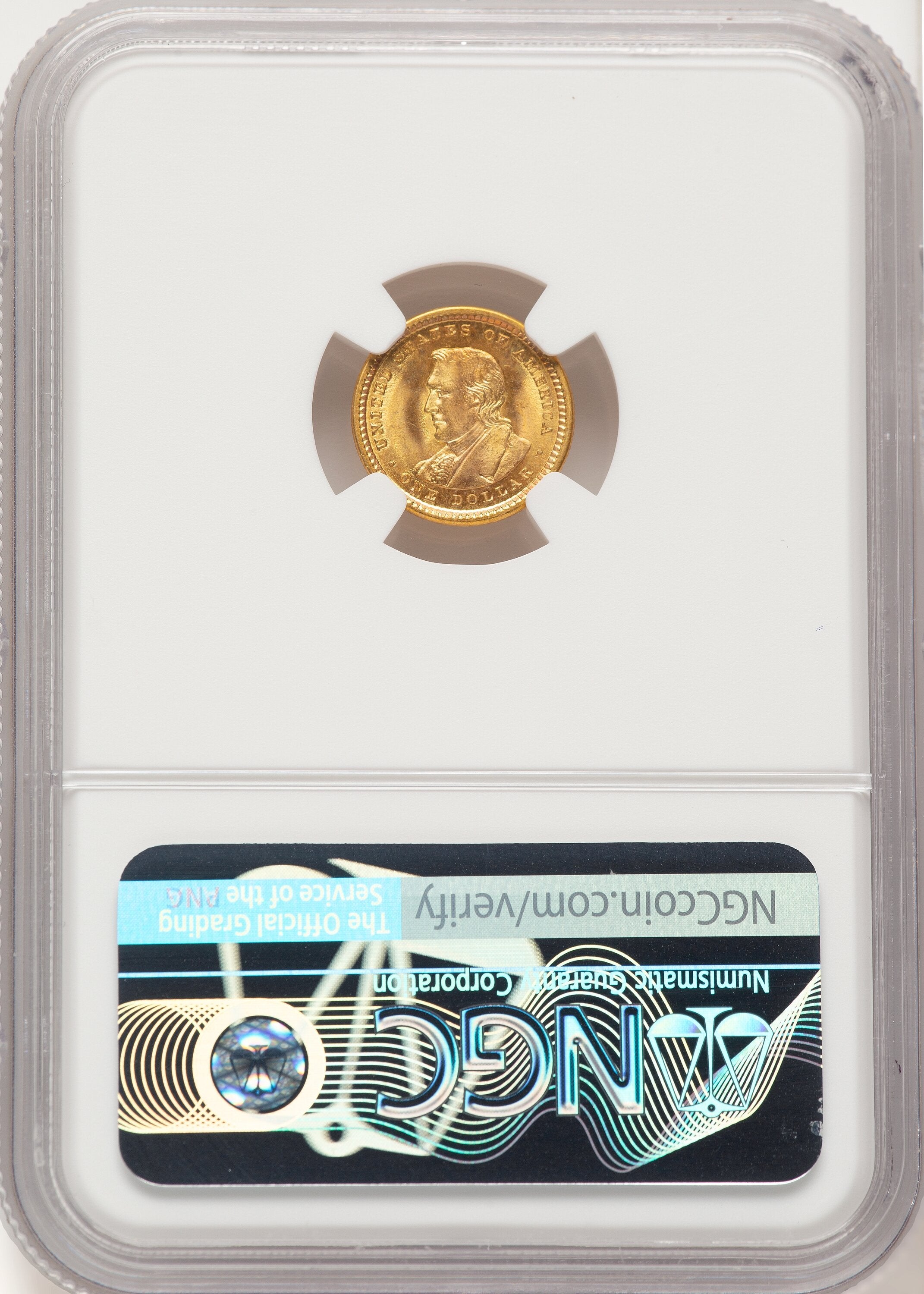1904 G$1 Lewis and Clark Commemorative Gold NGC MS67+